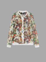 Wholesale Floral Print Long Sleeve Plus Size Tops