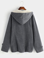 NEW FEELING Womens Grey Plus Size Coats & Jackets