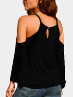 NEW FEELING Womens Black T-Shirts