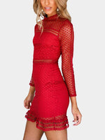 OEM Ladies Red Mini Dresses