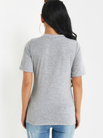 NEW FEELING Womens Grey T-Shirts