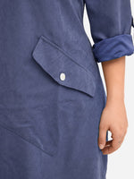 ODM Ladies Long Sleeve Plus Size Dress