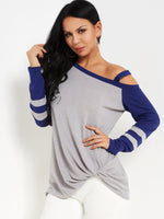 OEM Ladies Color Block T-Shirts