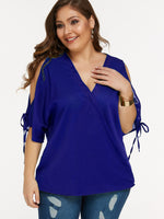 Custom Ladies Plus Size Cotton Blouses