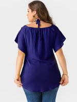 Custom Plus Size Ladies Tops Blouses