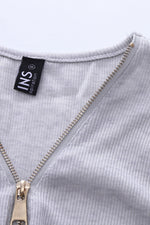 OEM Ladies Grey V-Neck Dresses
