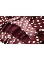 OEM Ladies Burgundy Plus Size Dresses