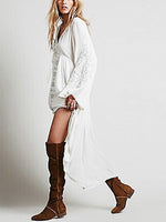 OEM Ladies White Casual Dresses