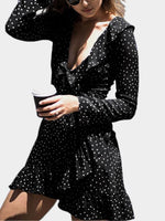 Custom Ladies V-Neck Mini Dresses