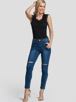NEW FEELING Womens Black Camis