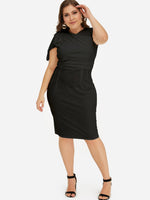 OEM Ladies Black Plus Size Dresses