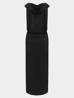 NEW FEELING Womens Black Maxi Dresses