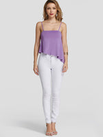 NEW FEELING Womens Purple Camis