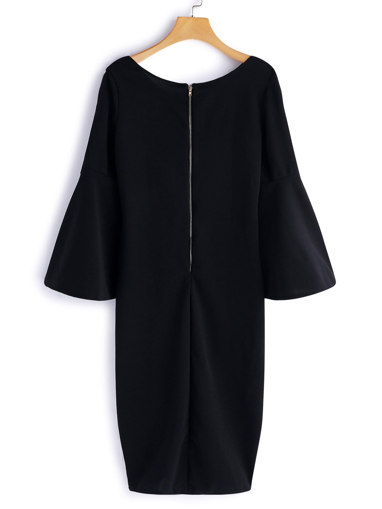 NEW FEELING Womens Black Midi Dresses