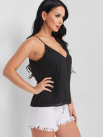 OEM Ladies Black Camis