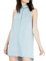 NEW FEELING Womens Denim Shirt Dresses