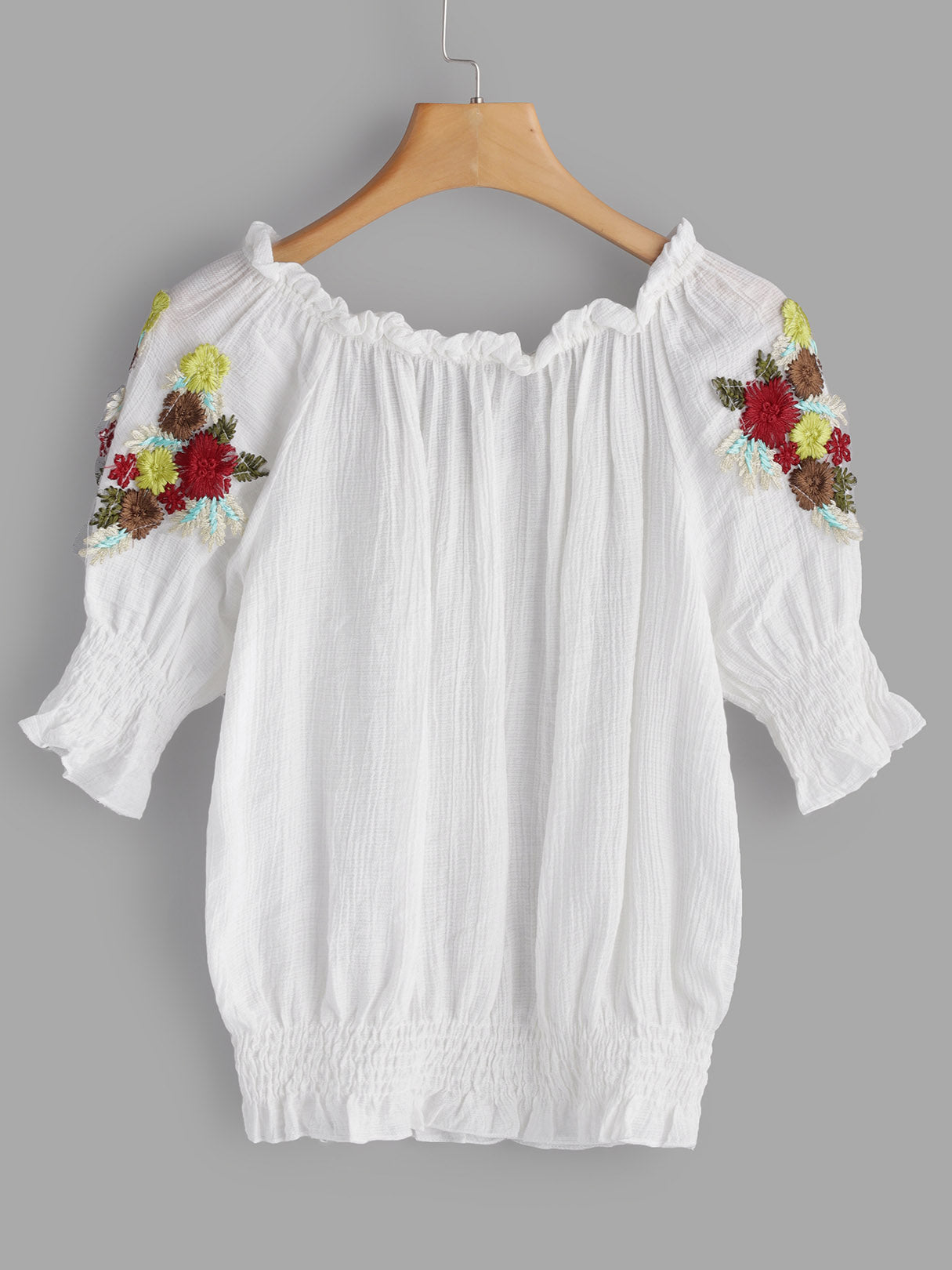 NEW FEELING Womens White Plus Size Tops