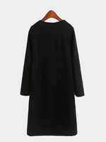 NEW FEELING Womens Black Midi Dresses