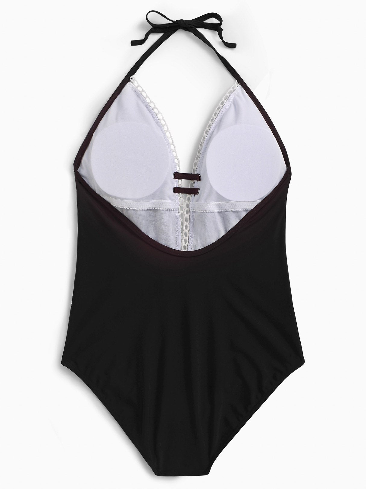 NEW FEELING Womens Black One-Pieces