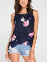 Wholesale Sleeveless Random Floral Print Tank Top