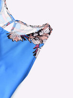 OEM Ladies Blue Floral Dresses