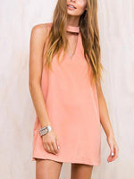 OEM Ladies Coral Mini Dresses