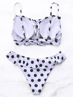 NEW FEELING Womens White Bikinis