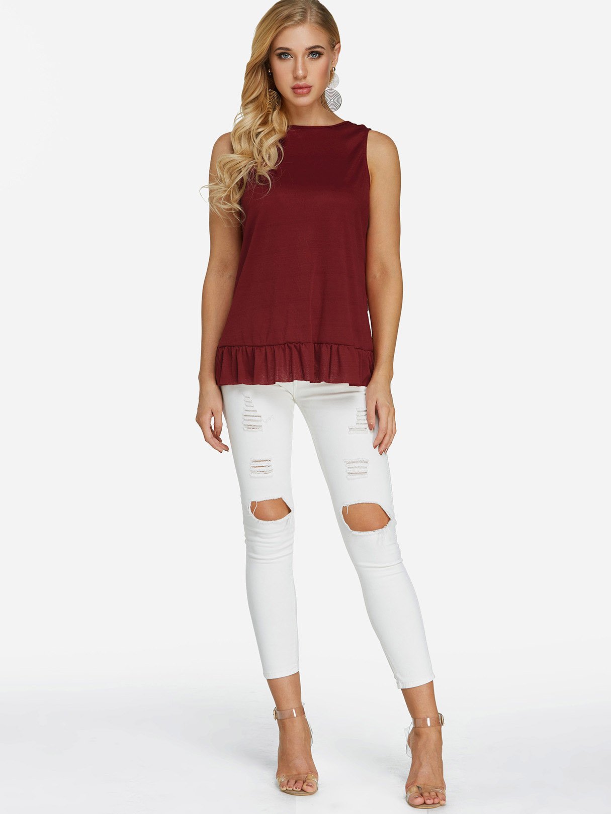 OEM ODM Womens Blue Camis