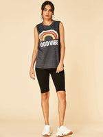 NEW FEELING Womens Dark Gray Camis