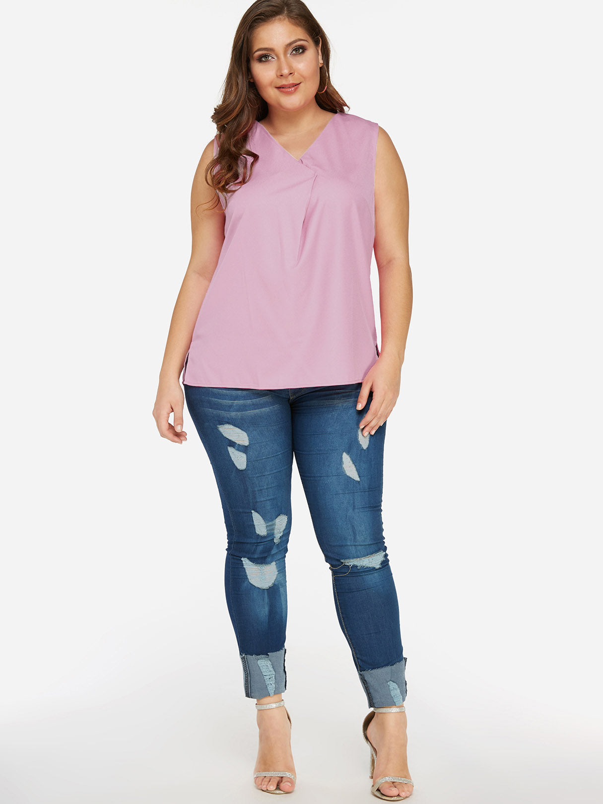 Custom Womens Plus Size Purple Tops