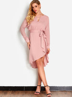 OEM ODM Womens Long Sleeve Casual Dress