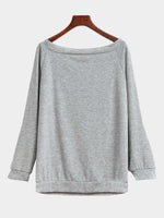 NEW FEELING Womens Light Grey T-Shirts