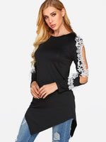 OEM Ladies Black T-Shirts