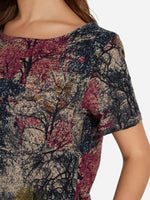 ODM Ladies Short Sleeve Midi Dress