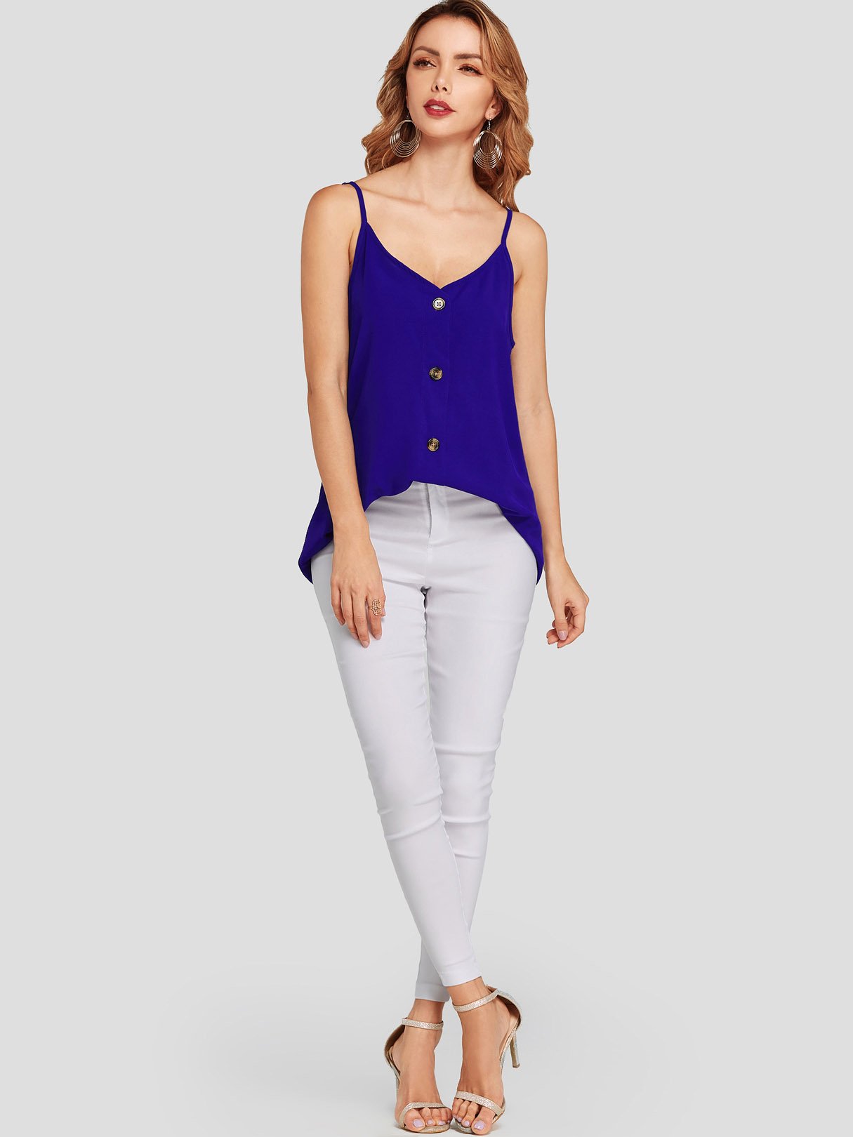 Custom Womens White Camis