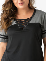 OEM ODM Womens Short Sleeve Plus Size Tops