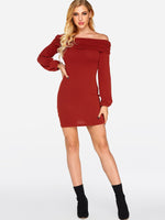 OEM ODM Womens Black Off The Shoulder Dresses