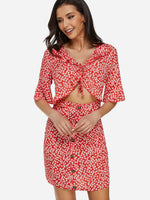 Custom Ladies V-Neck Dresses