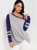 Wholesale Crossed Front Long Sleeve Top