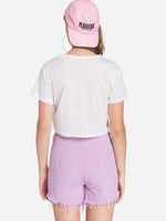 NEW FEELING Womens White T-Shirts