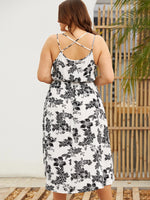 ODM Ladies Sleeveless Plus Size Dress