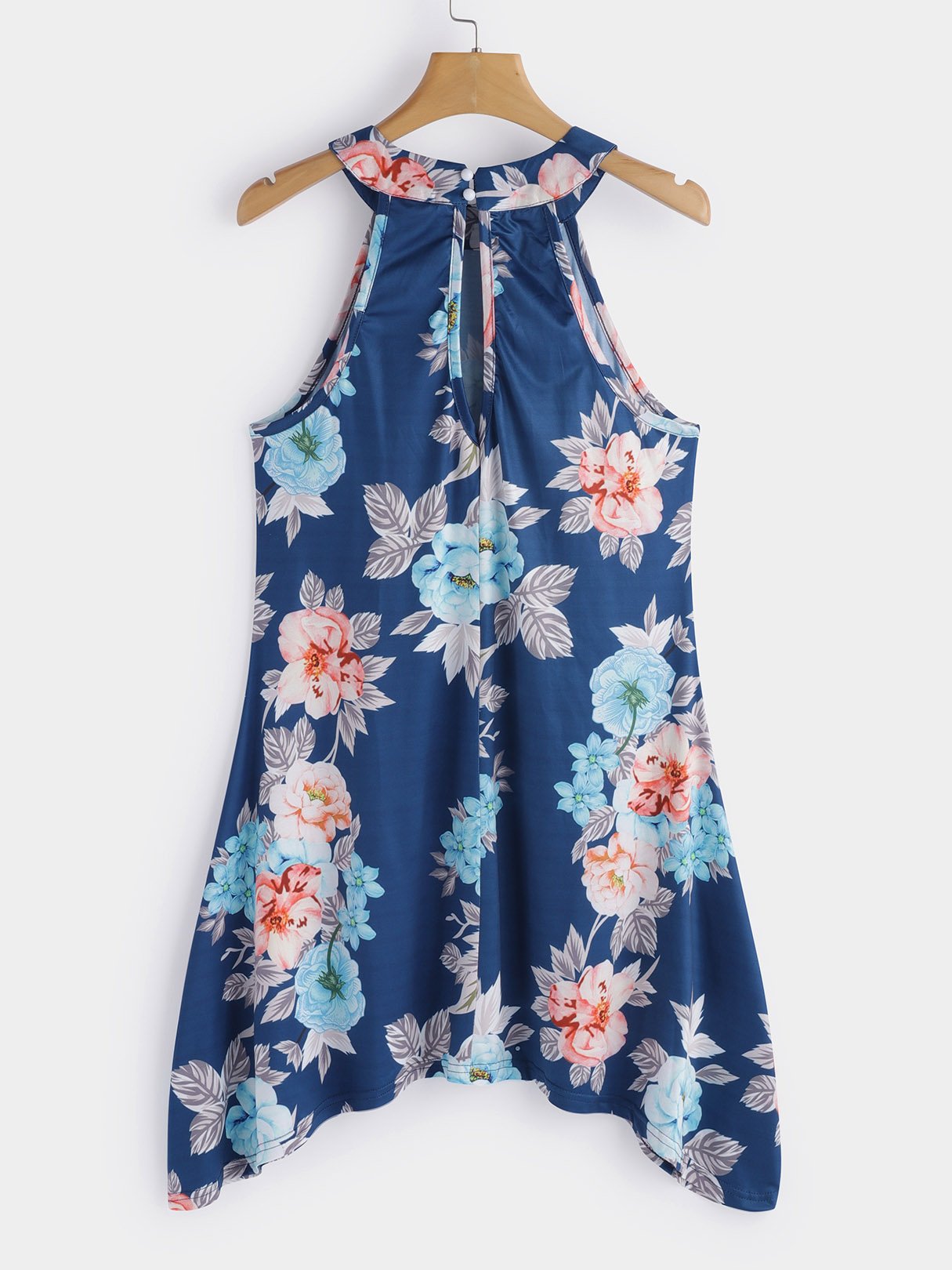 NEW FEELING Womens Blue Camis