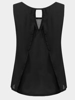 NEW FEELING Womens Black Camis