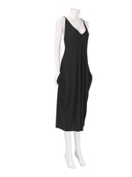 OEM Ladies Black V-Neck Dresses