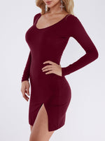 Custom Mini Bodycon Black Dress