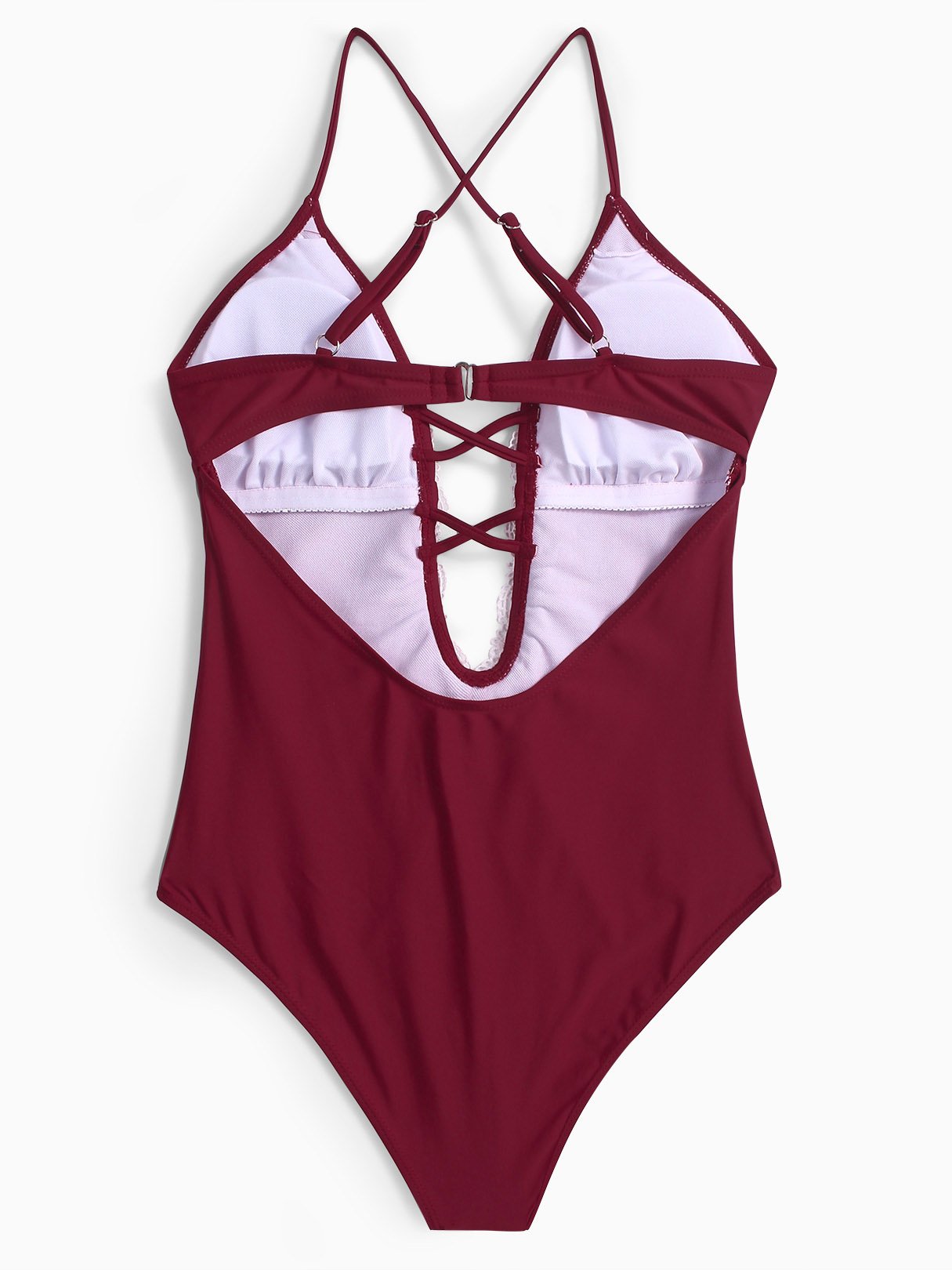 NEW FEELING Womens Red One-Pieces