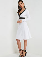 OEM ODM Womens Blue Midi Dresses