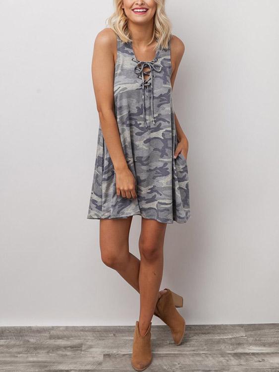 ODM Ladies Sleeveless Dress