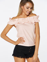 Wholesale Off The Shoulder Short Sleeve T-Shirts