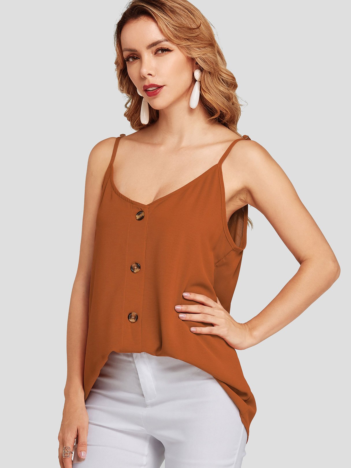 OEM Ladies Orange Camis